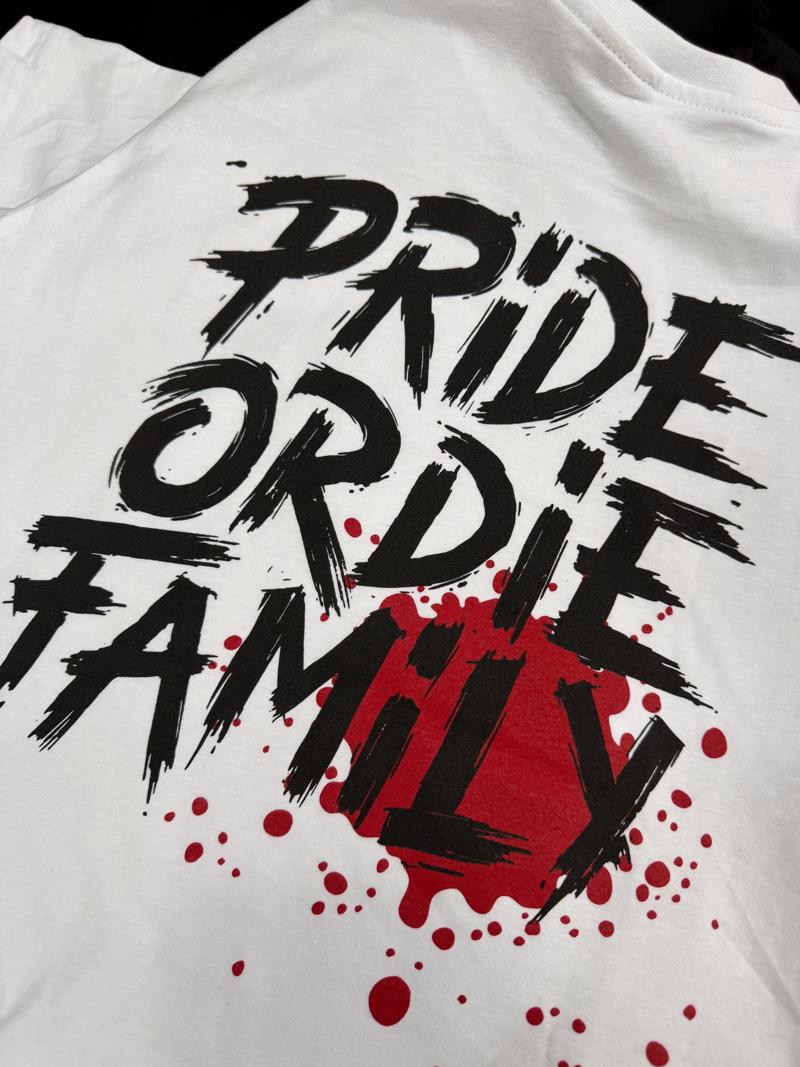 PRiDEorDiE Family V3 T-Shirt - white